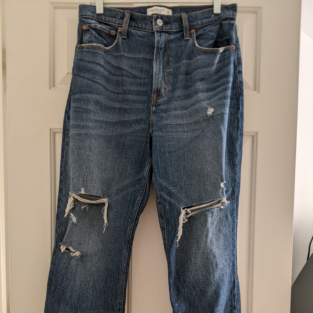 Curve Love Ankle Straight Ultra High Rise Jeans